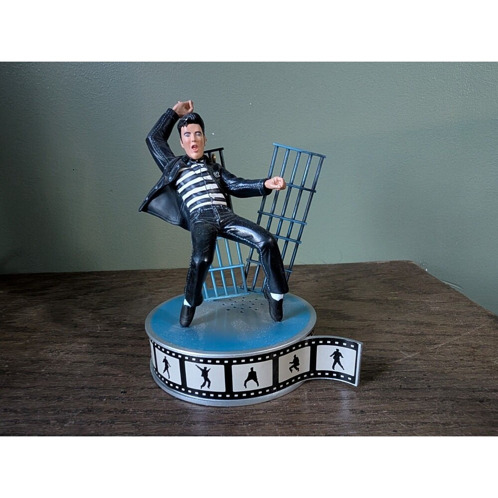Carlton Heirloom Elvis Presley Musical Ornament 'Jailhouse Rock 2004 Works